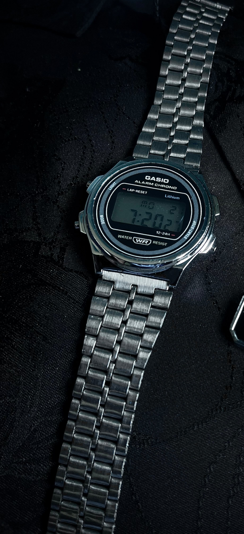 Round dial Casio watch