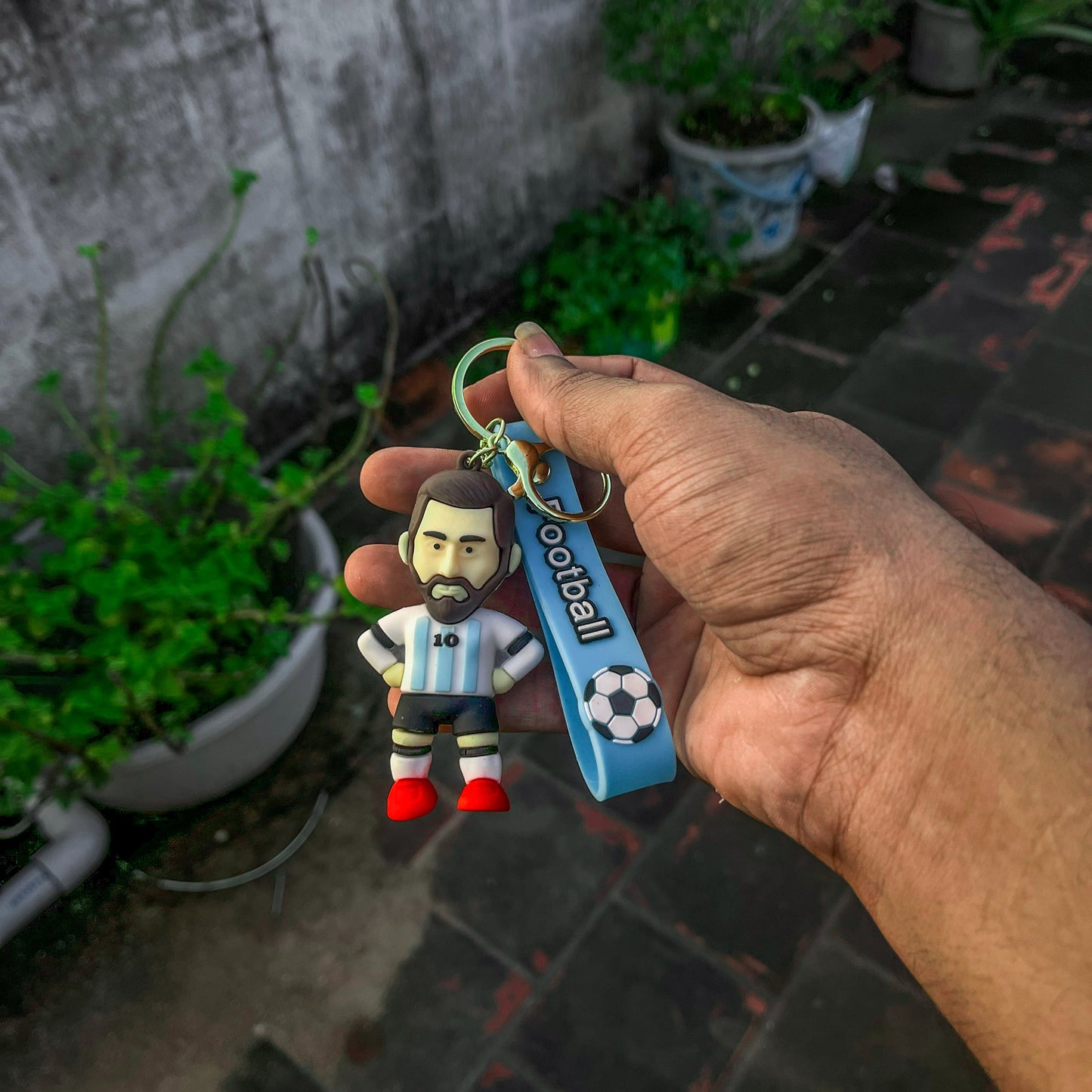 Messi 3D keychain